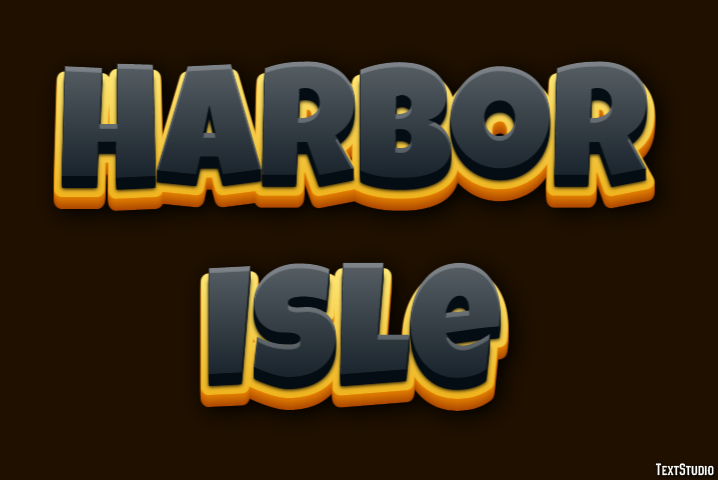 Harbor Isle Efekt tekstowy