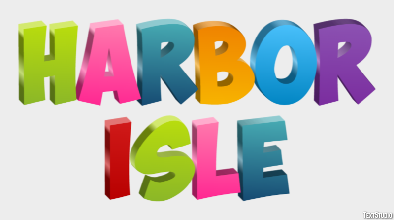 Harbor Isle Efekt tekstowy