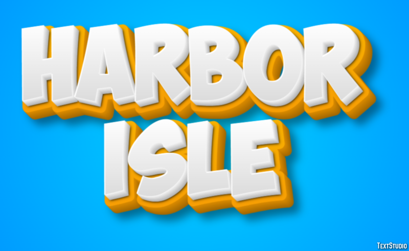 Harbor Isle Efekt tekstowy