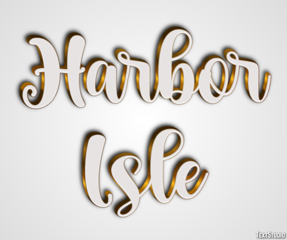 Harbor Isle Efekt tekstowy