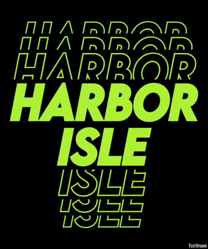 Harbor Isle Efekt tekstowy