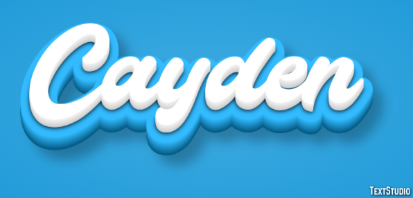 Cayden Texteffekt