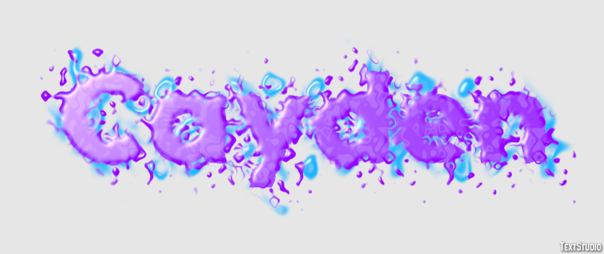 Cayden Texteffekt