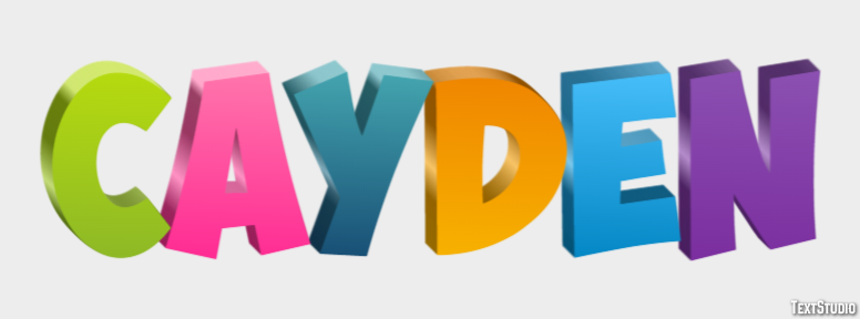 Cayden Text Effect
