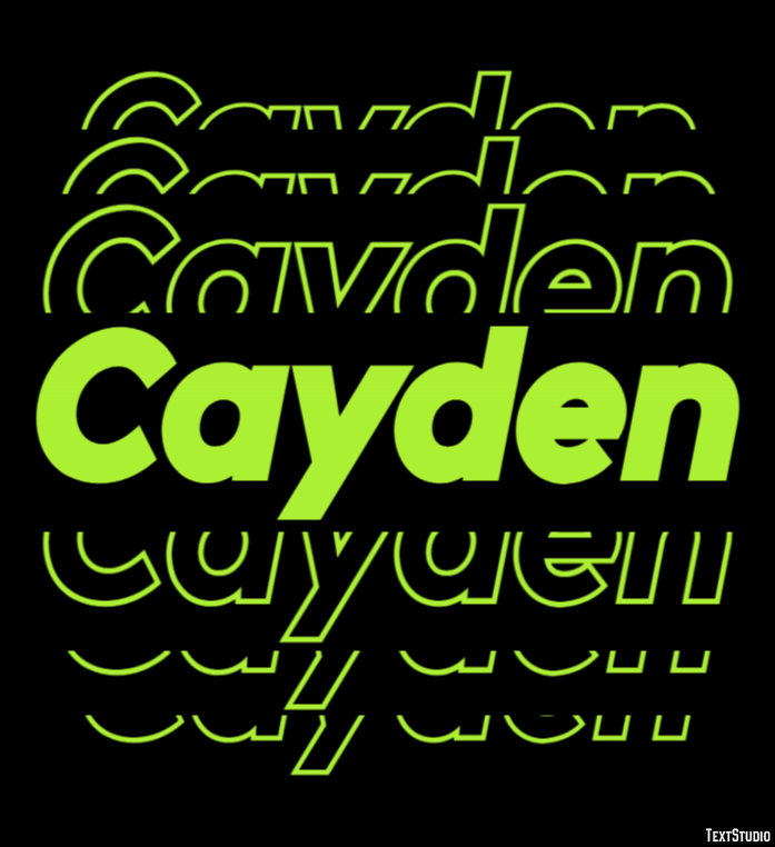 Cayden Texteffekt