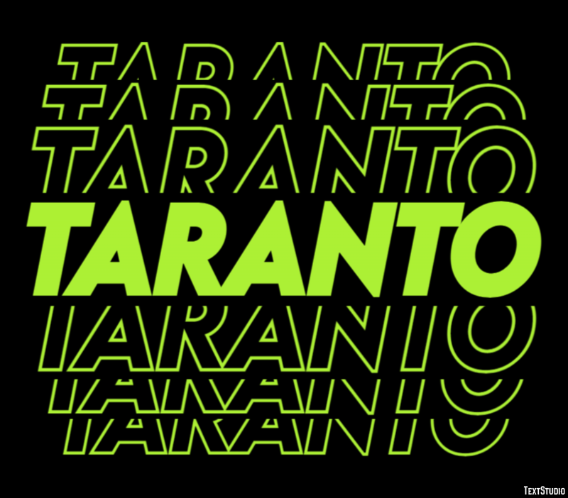 Taranto Effetto testo