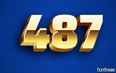 487 Texteffekt