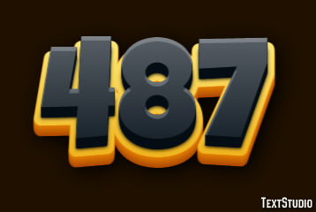 487 Texteffekt