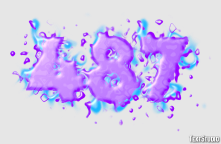 487 Texteffekt