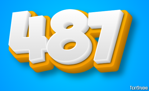 487 Texteffekt