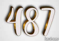 487 Texteffekt