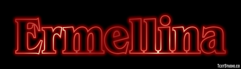 Ermellina Efeito de texto