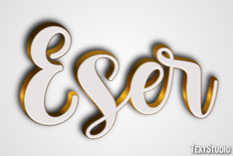 Eser Effetto testo