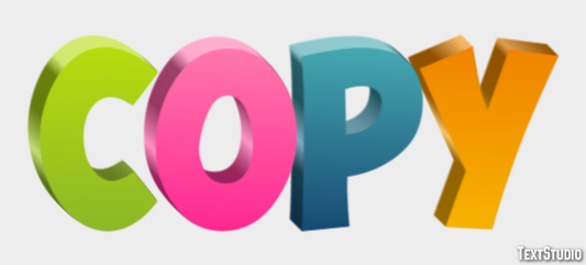 Copy Text Effect