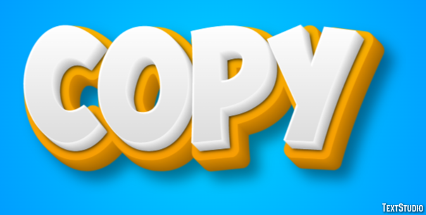 Copy Text Effect