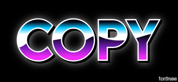 Copy Text Effect
