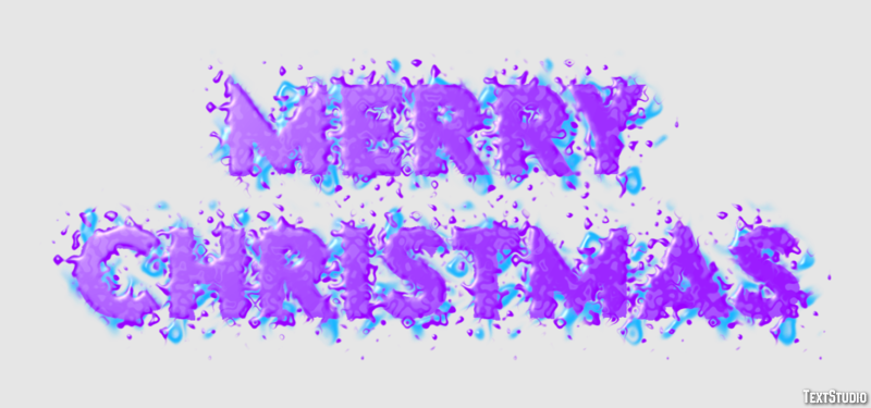 Merry Christmas Text Effect