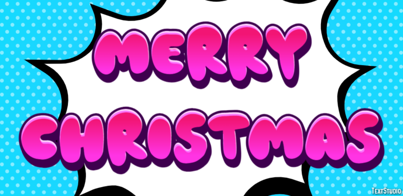 Merry Christmas Text effect