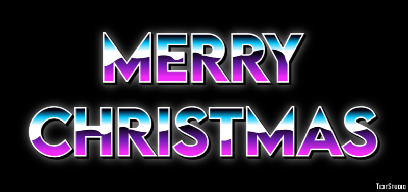 Merry Christmas Text Effect