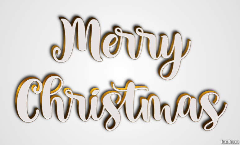 Merry Christmas Text Effect