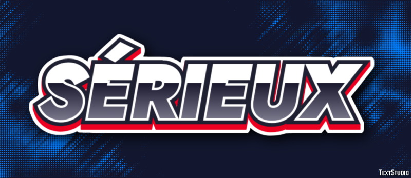 Sérieux Effet de Texte