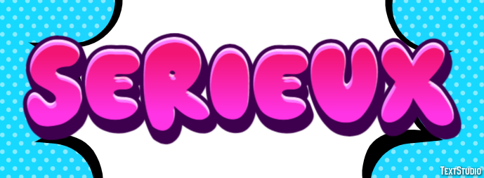 Sérieux Effet de Texte