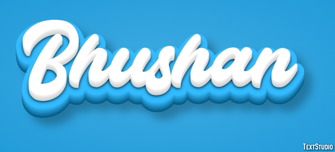 Bhushan Efekt tekstowy
