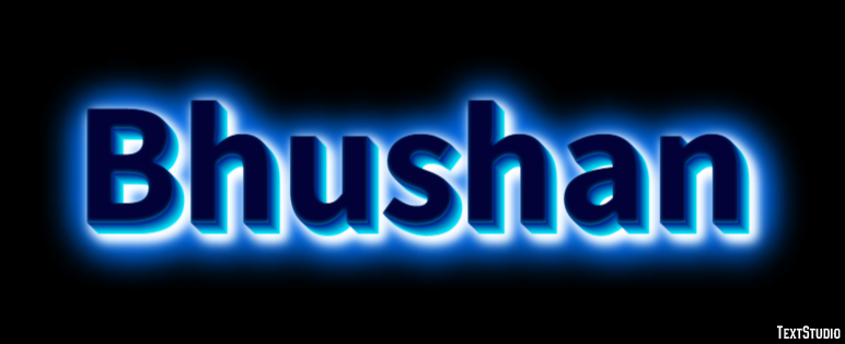 Bhushan テキスト効果