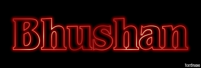 Bhushan Text Effect