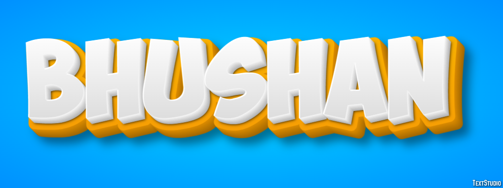 Bhushan Text Effect