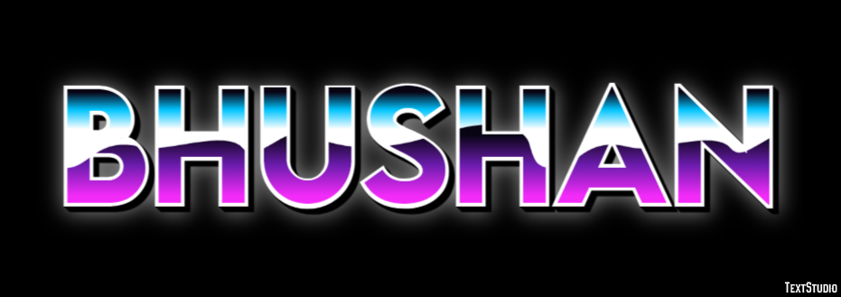 Bhushan Text Effect