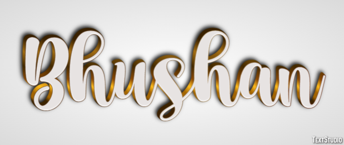 Bhushan Text effect