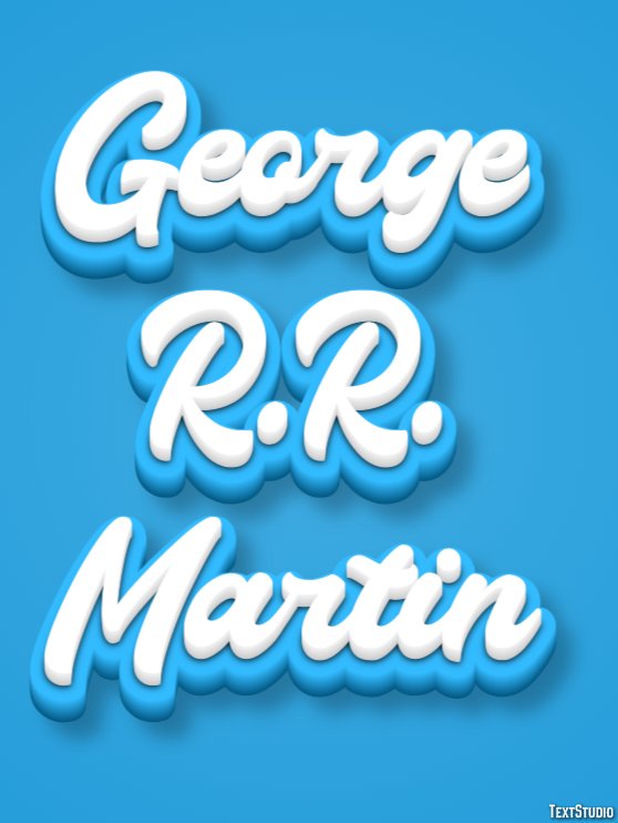 George R.R. Martin Effetto testo