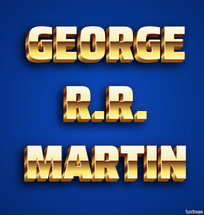 George R.R. Martin Effetto testo