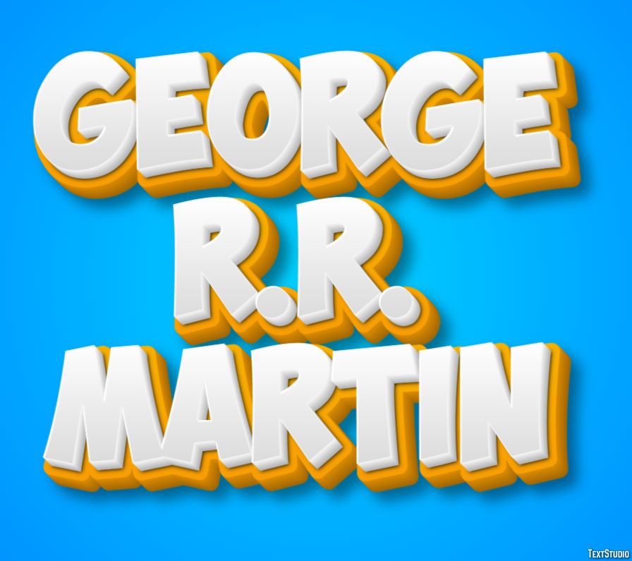 George R.R. Martin Effetto testo