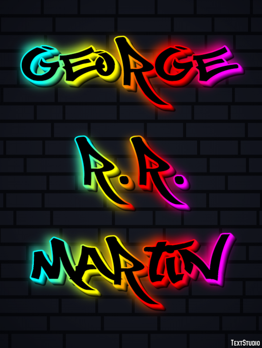 George R.R. Martin Effetto testo
