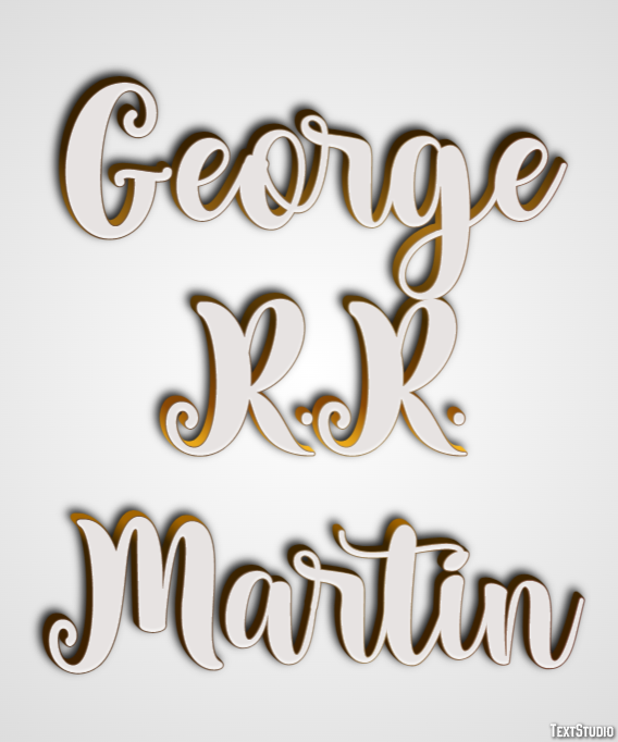 George R.R. Martin Effetto testo