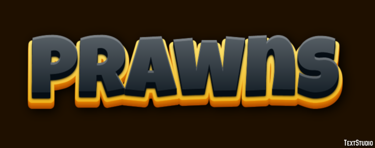 Prawns Effet de Texte