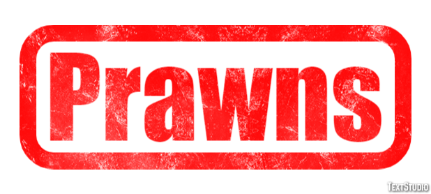 Prawns Texteffekt