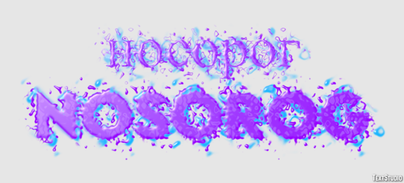 носорог nosorog Текстовый эффект
