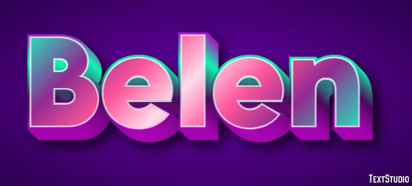 Belen Efecto de Texto