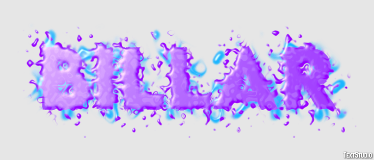 Billar Efecto de Texto