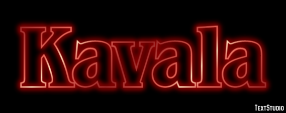 Kavala Efekt tekstowy