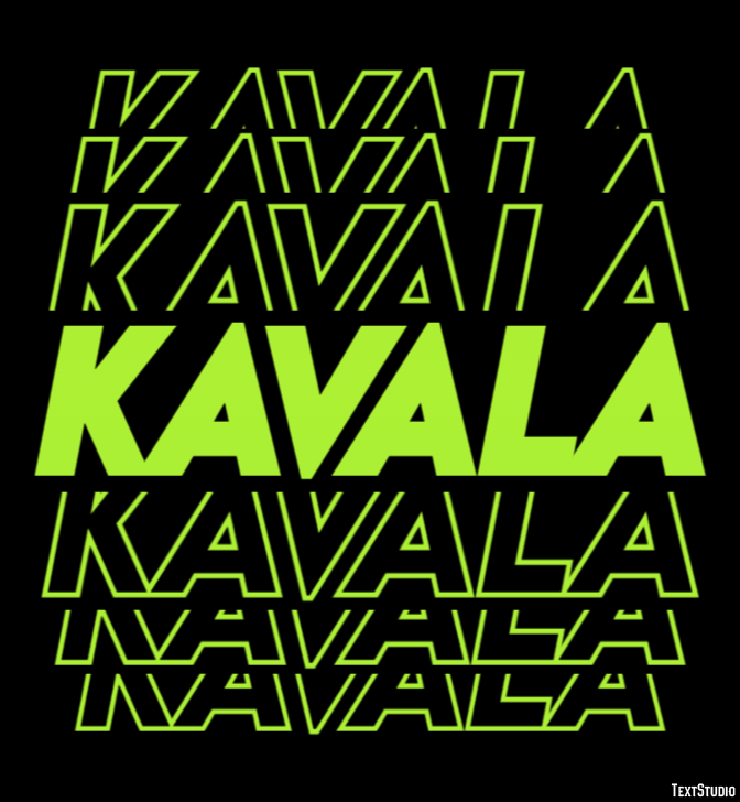 Kavala Efekt tekstowy