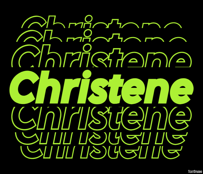 Christene Text Effect