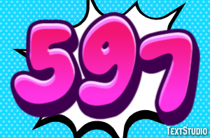 597 テキスト効果