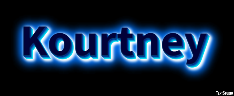 Kourtney Efeito de texto