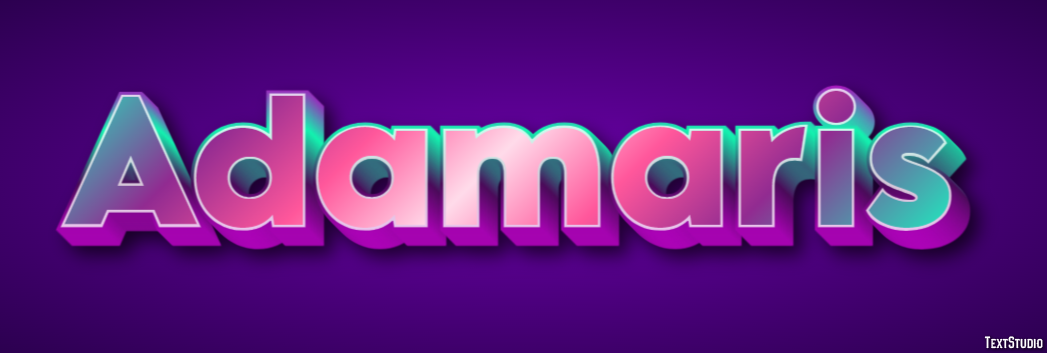 Adamaris Text Effect