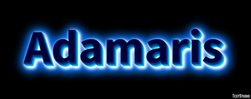 Adamaris Efecto de Texto