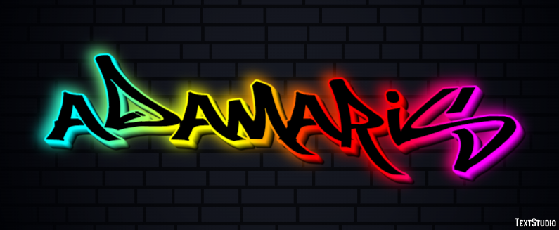 Adamaris Text effect